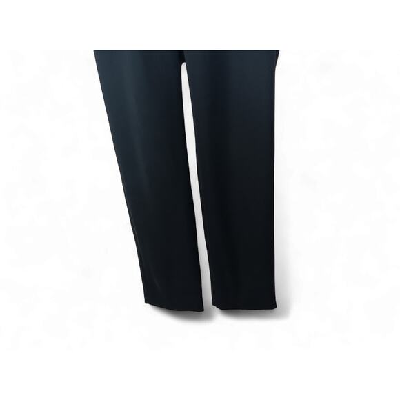 Yoko Chan Ivory Black Long Sleeve Cape Back Jumpsuit 36 (US 4) Made in Japan - Picture 3 of 16